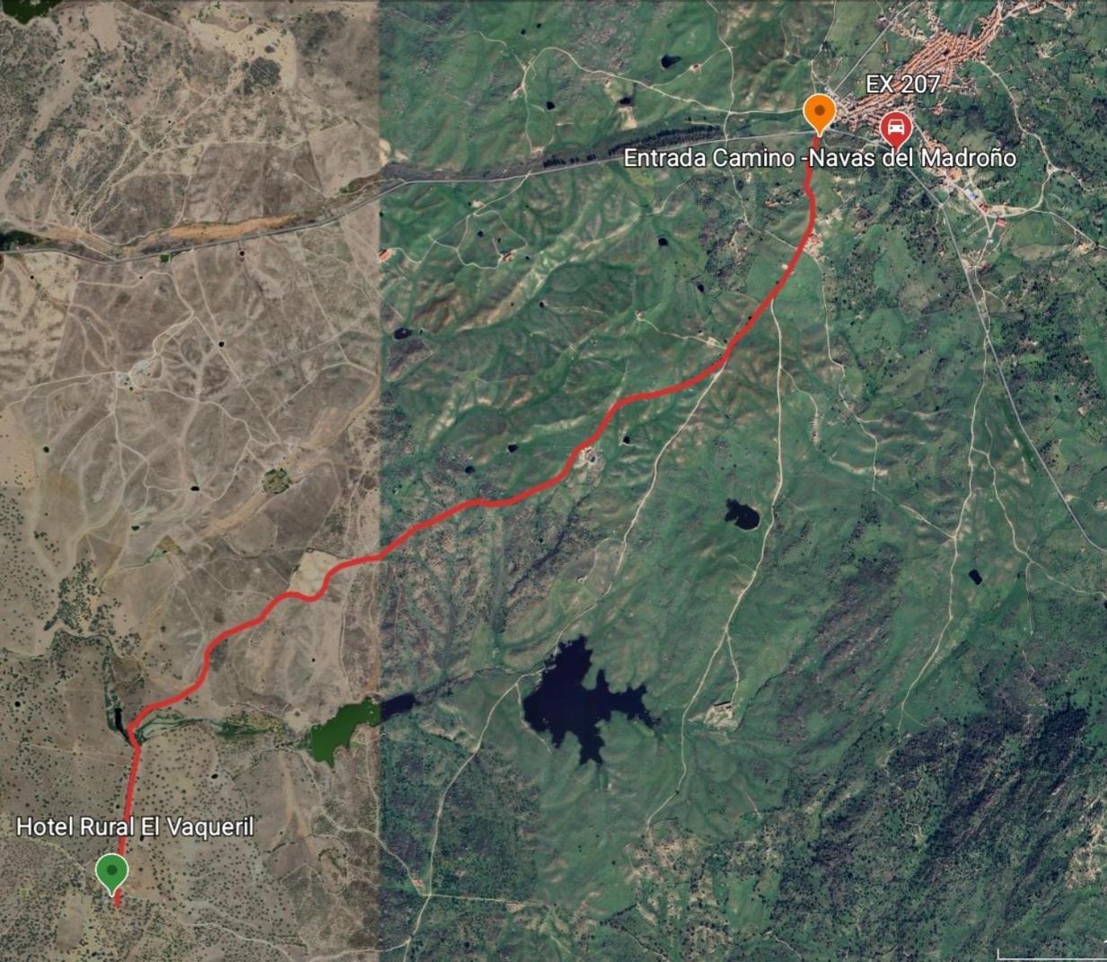 Hotel Rural El Vaqueril 纳瓦斯-德尔马德罗尼奥 外观 照片